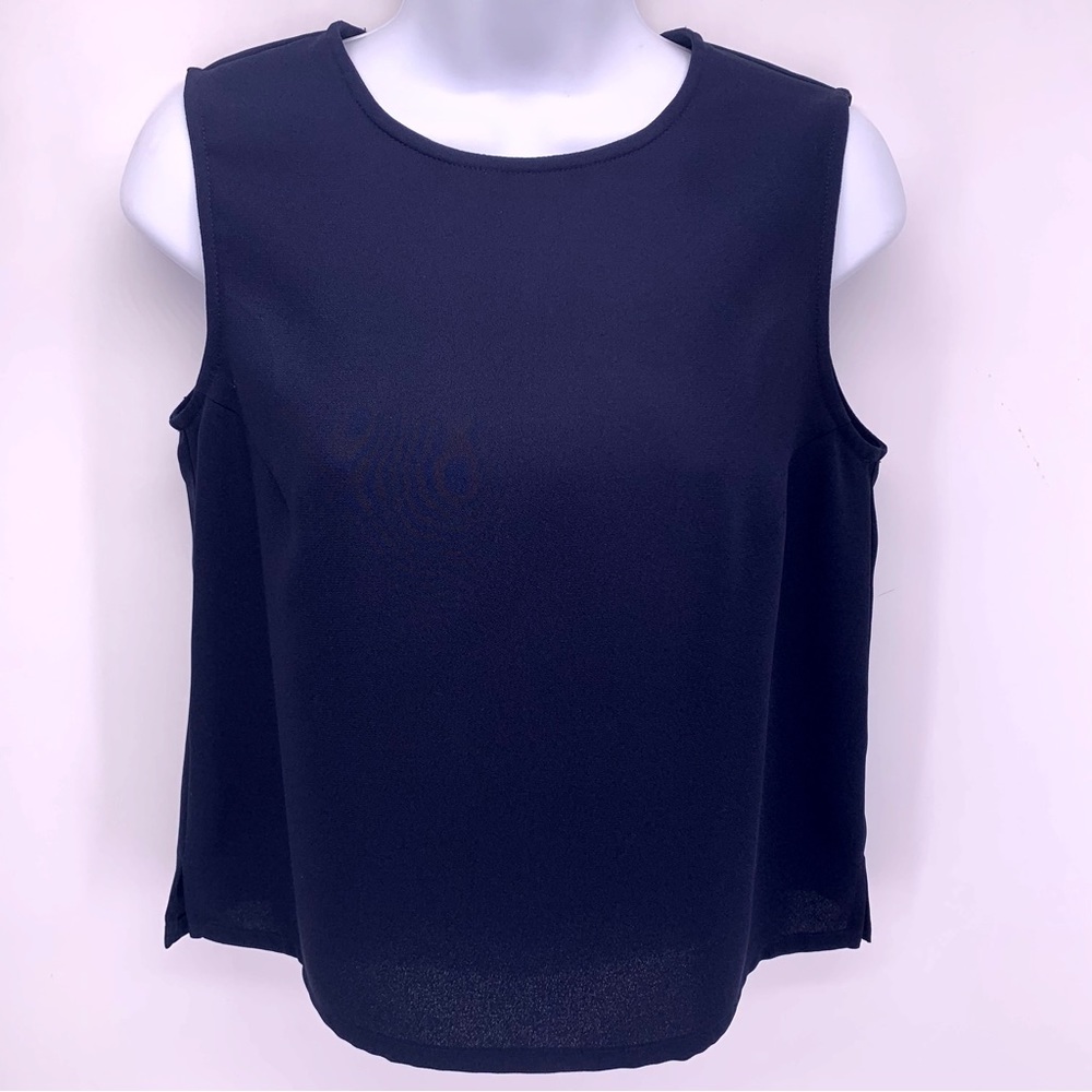 VINTAGE Pendleton Navy Blue Tank Top Size 8